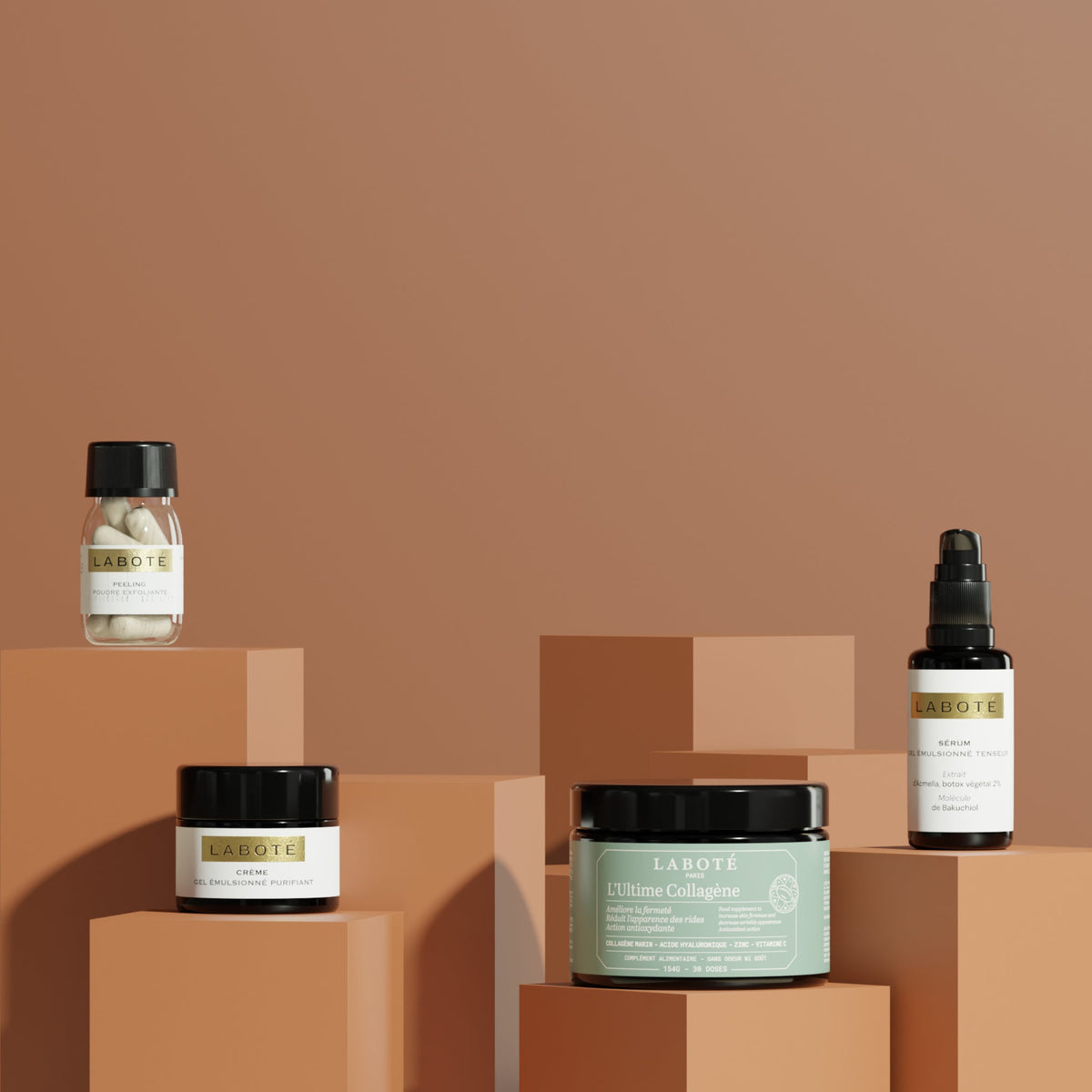 Laboté conçoit des soins concentrés en actifs dans son laboratoire.